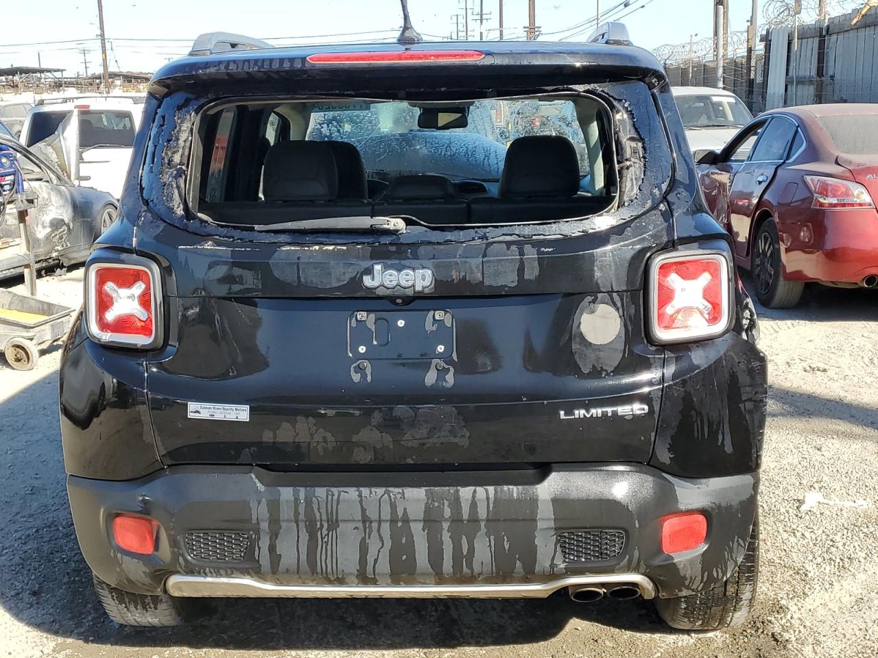 2016 Jeep Renegade VIN ZACCJADT3GPC91196 Copart auction photo, front end / rear end damage thumbnail 6