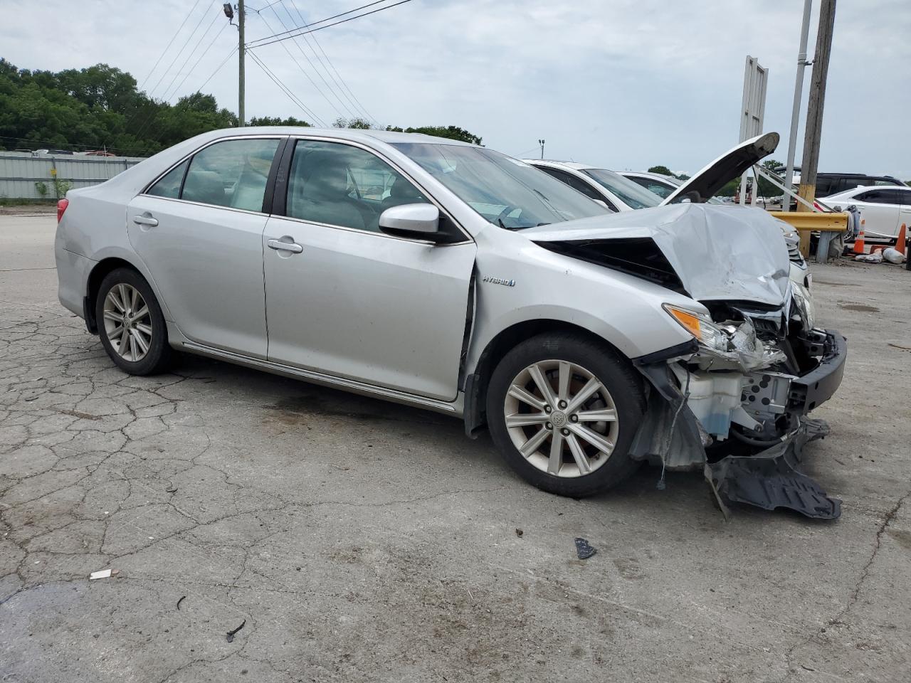 2013 Toyota Camry VIN 4T1BD1FK1DU073240 Copart auction photo, frame damage / front end damage thumbnail 4