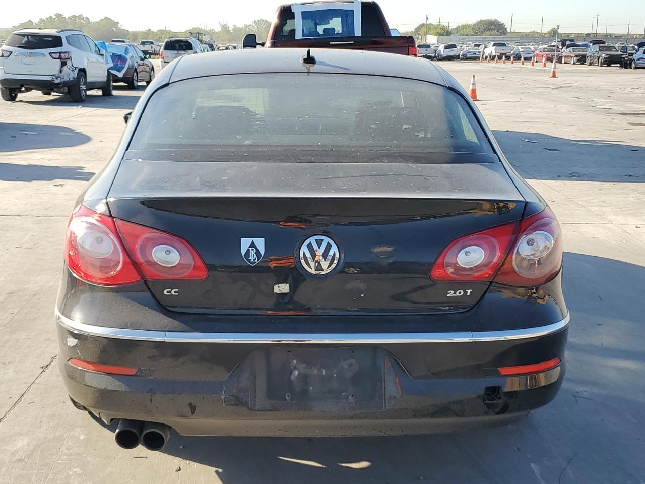 2012 Volkswagen Passat CC VIN WVWHN7AN9CE515402 Copart auction photo, front end damage thumbnail 6