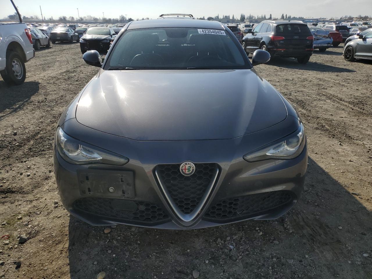 2017 Alfa Romeo Giulia VIN ZARFAECN5H7542408 Copart auction photo, front end / rear end damage thumbnail 5
