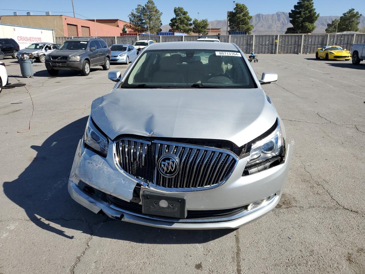 2015 Buick LaCrosse VIN 1G4GB5G34FF123226 Copart auction photo, front end / side damage thumbnail 5