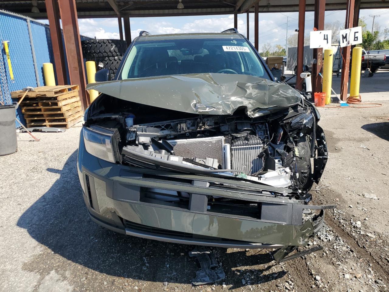 2024 Hyundai Santa Fe VIN 5NMP3DGL2RH027548 Copart auction photo, front end / side damage thumbnail 5