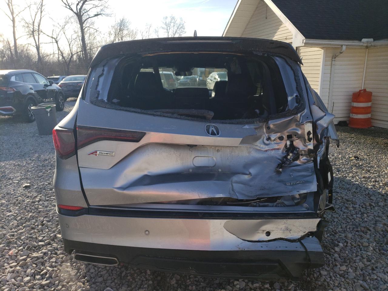 2023 Acura MDX VIN 5J8YE1H0XPL013217 Copart auction photo, rear end damage thumbnail 6