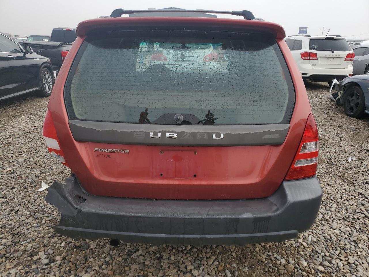 2004 Subaru Forester VIN JF1SG63624G736870 Copart auction photo, rear end damage thumbnail 6