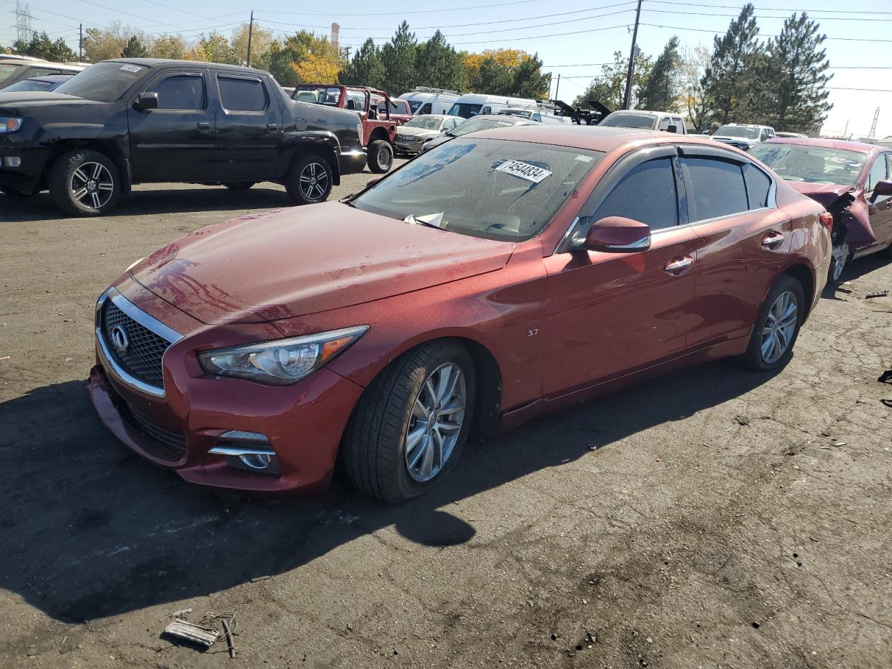 2014 Infiniti Q50 VIN JN1BV7AR5EM690637