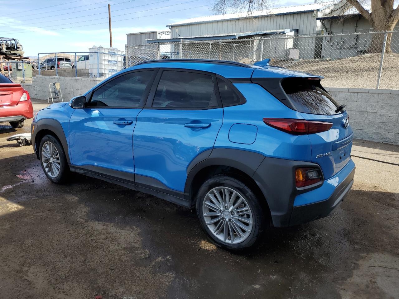 2019 Hyundai Kona VIN KM8K6CAA5KU325900 Copart auction photo, side damage thumbnail 2