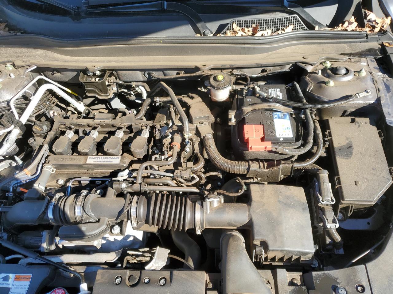 2020 Honda Accord VIN 1HGCV1F51LA044497 Copart auction photo, rear end damage thumbnail 11