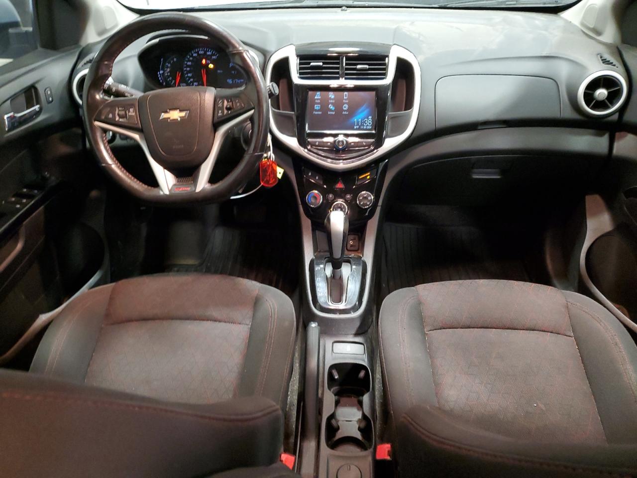 2017 Chevrolet Sonic VIN 1G1JD6SG7H4124737 Copart auction photo, front end damage thumbnail 8