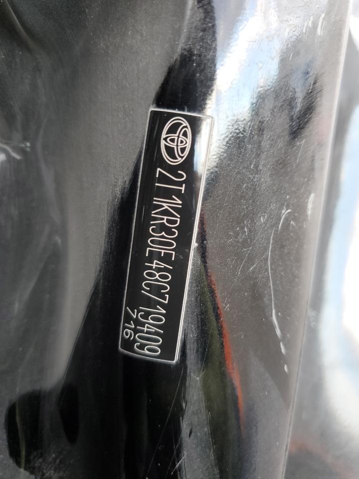 2008 Toyota Corolla VIN 2T1KR30E48C719409 Copart auction photo, side damage thumbnail 13