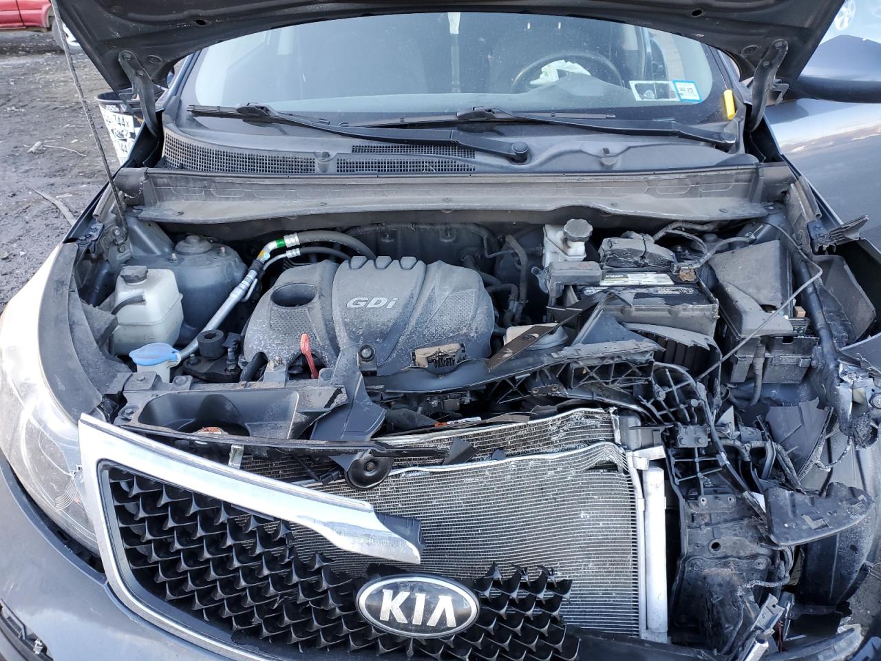 2016 KIA Sportage VIN KNDPBCAC6G7840644 Copart auction photo, front end / minor dent/scratches damage thumbnail 12