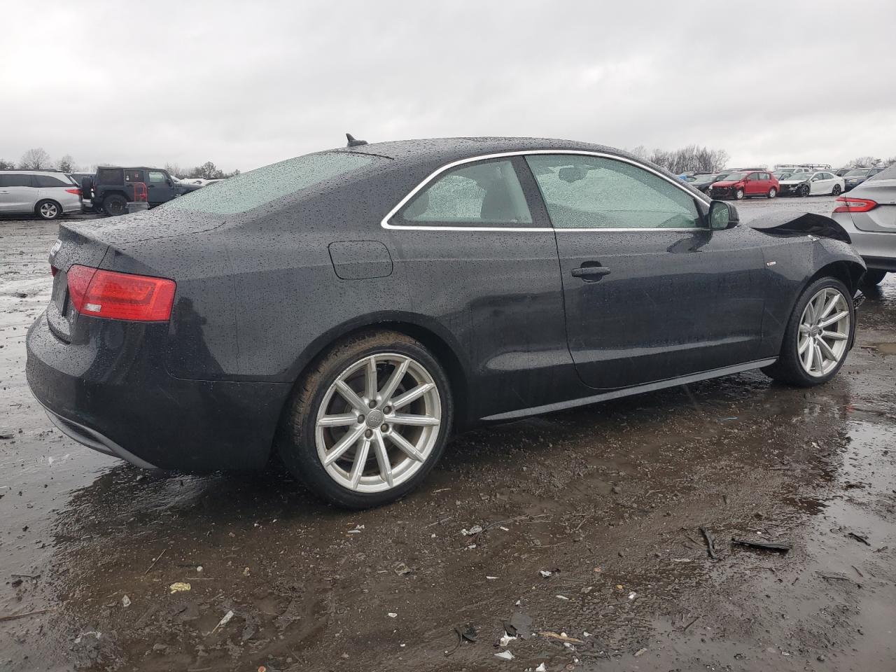 2015 Audi A5 VIN WAUMFAFR6FA014576 Copart auction photo, front end damage thumbnail 3