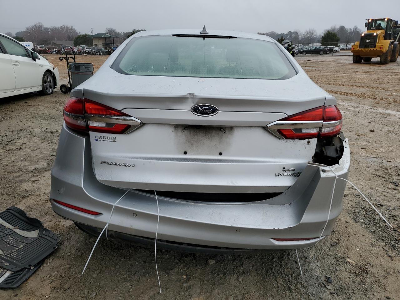 2019 Ford Fusion VIN 3FA6P0LU0KR263392 Copart auction photo, all over damage thumbnail 6