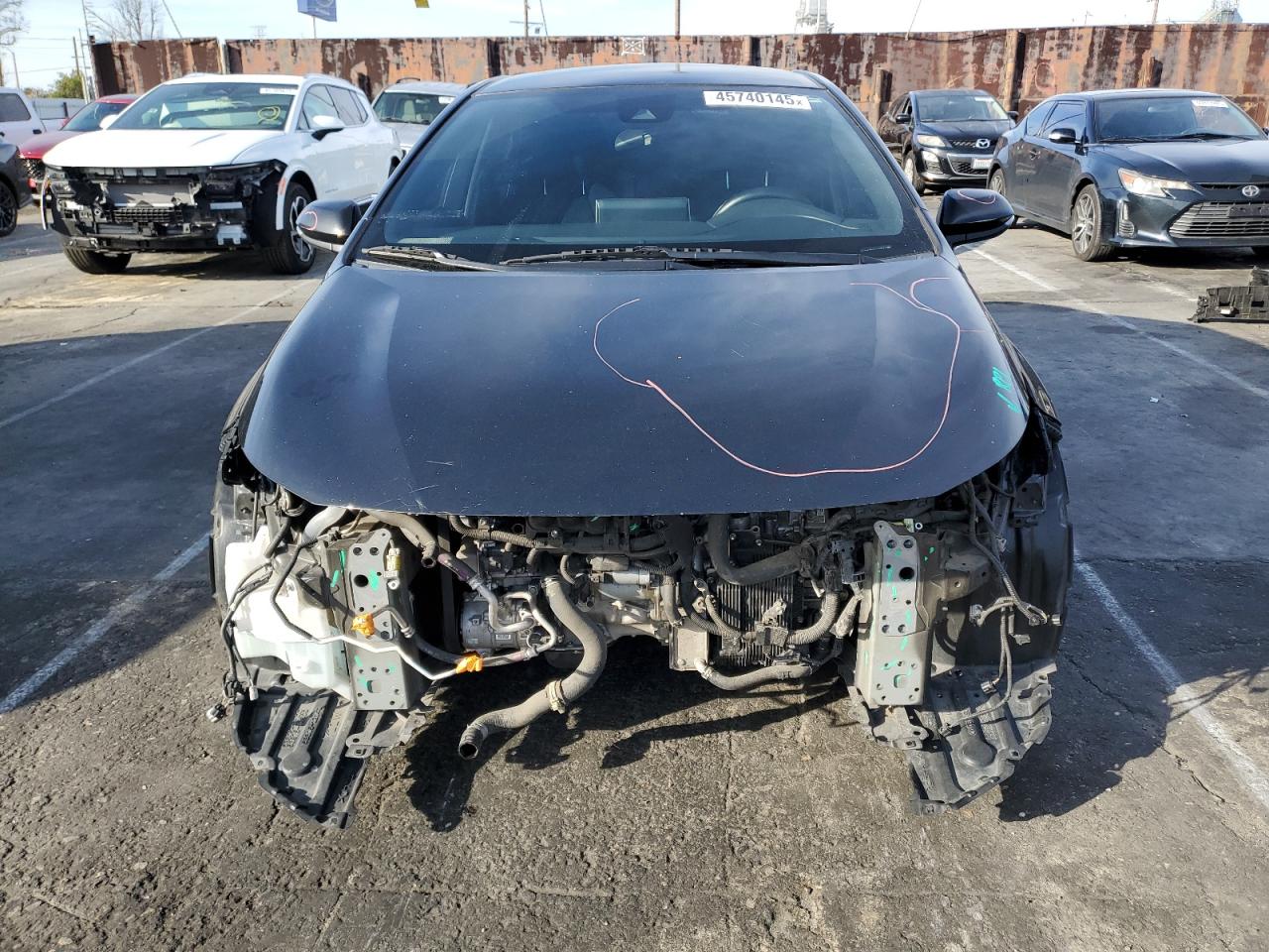 2020 Toyota Corolla VIN JTDS4RCE1LJ003156 Copart auction photo, front end damage thumbnail 5
