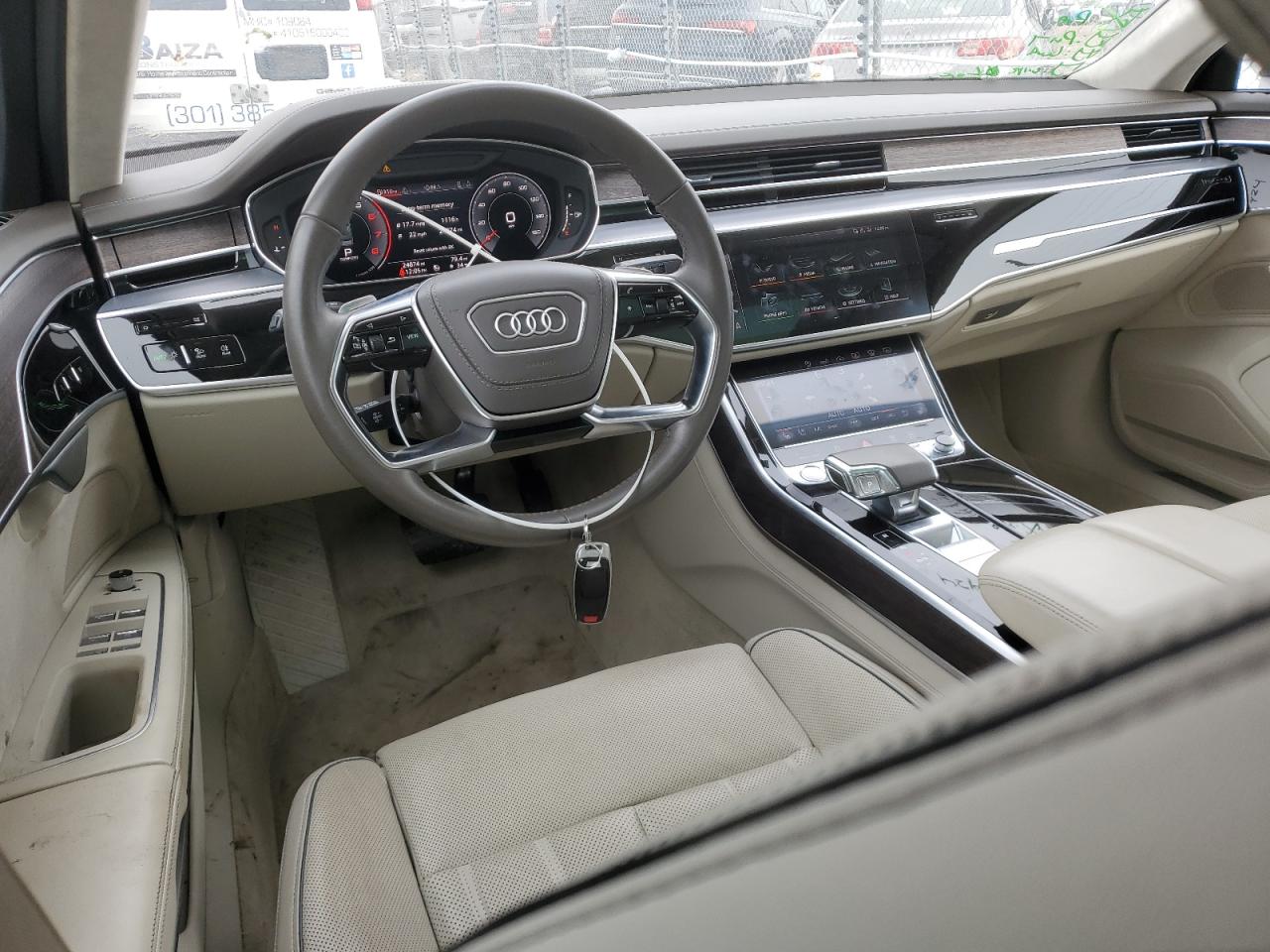 2020 Audi A8 VIN WAU8DAF84LN009010 Copart auction photo, front end / minor dent/scratches damage thumbnail 8