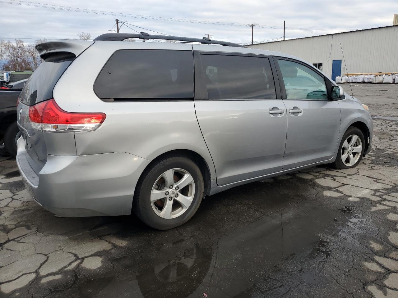 2012 Toyota Sienna VIN 5TDKK3DC0CS277824 Copart auction photo, burn - engine damage thumbnail 3