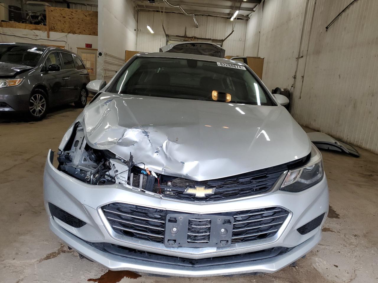 2017 Chevrolet Cruze VIN 1G1BE5SM3H7190346 Copart auction photo, front end / side damage thumbnail 5