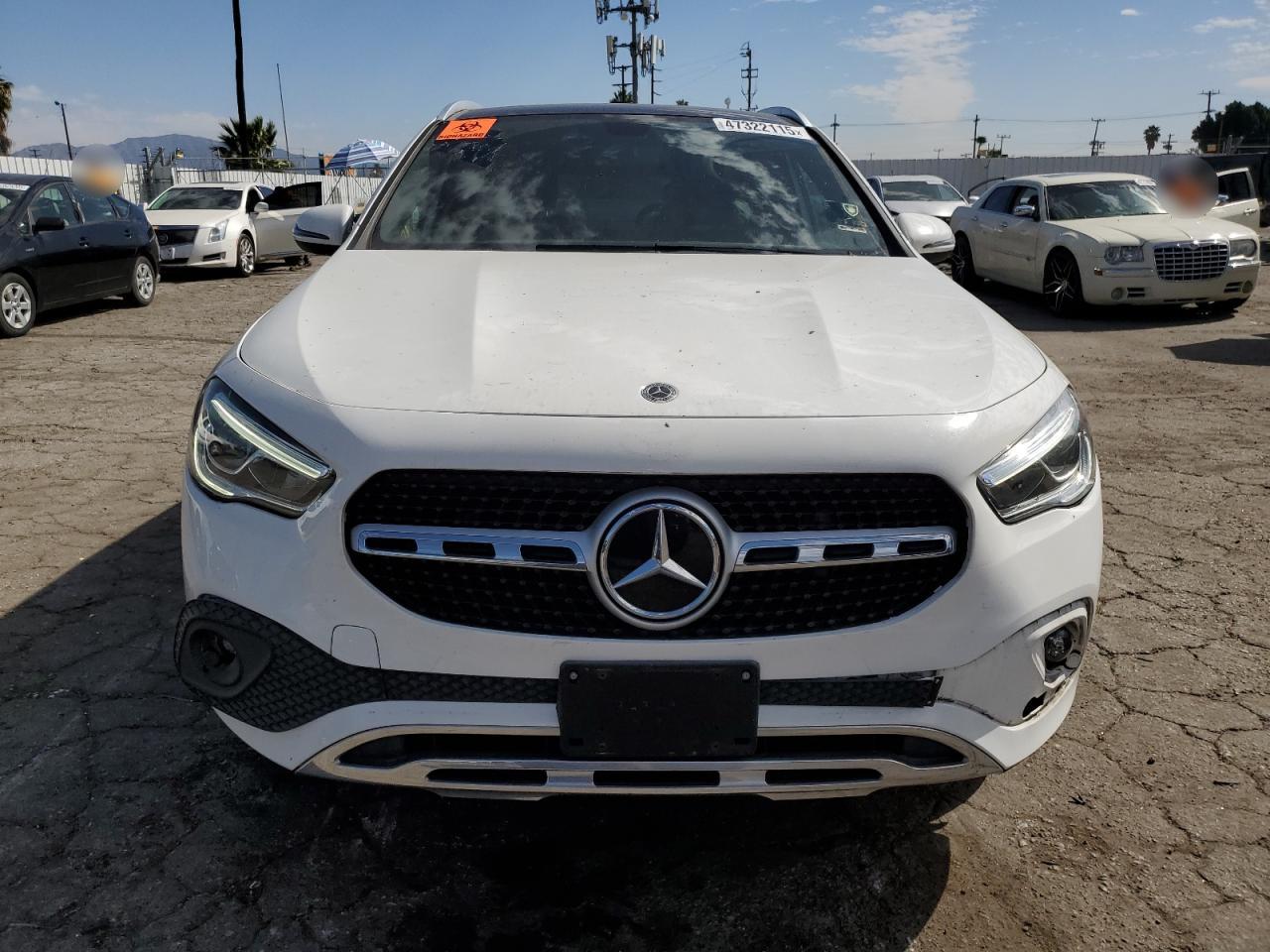2021 Mercedes-Benz GLA-klasse VIN W1N4N4GB7MJ170107 Copart auction photo, rear end / front end damage thumbnail 5
