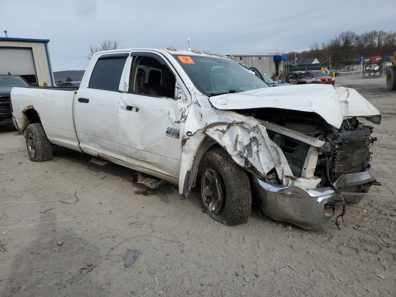 2012 Dodge RAM VIN 3C6UD5HL7CG128826 Copart auction photo, all over / undercarriage damage thumbnail 4