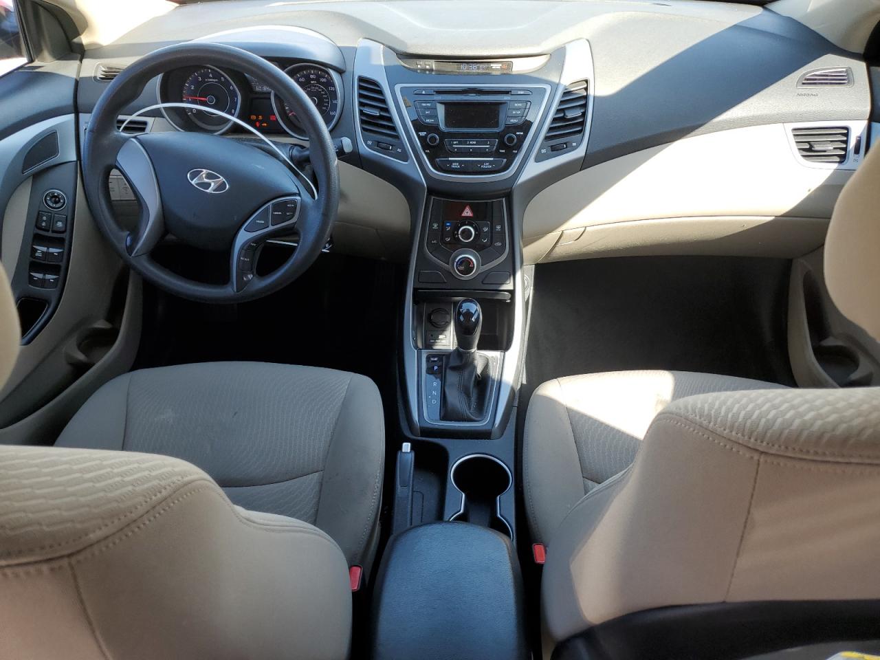 2016 Hyundai Elantra VIN KMHDH4AE6GU478823 Copart auction photo, front end damage thumbnail 8