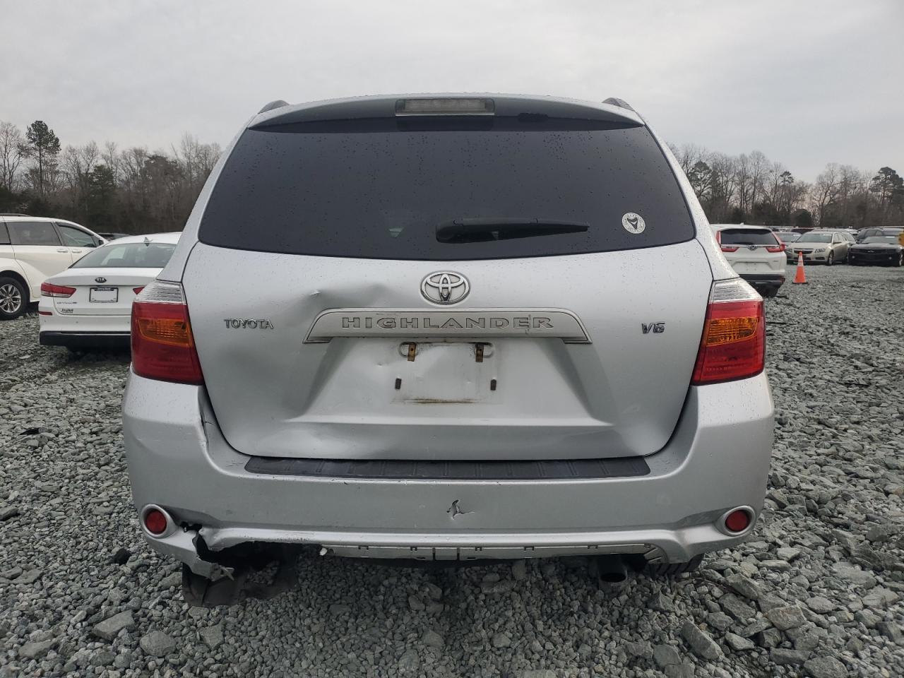 2009 Toyota Highlander VIN JTEDS41A592082248 Copart auction photo, rear end damage thumbnail 6