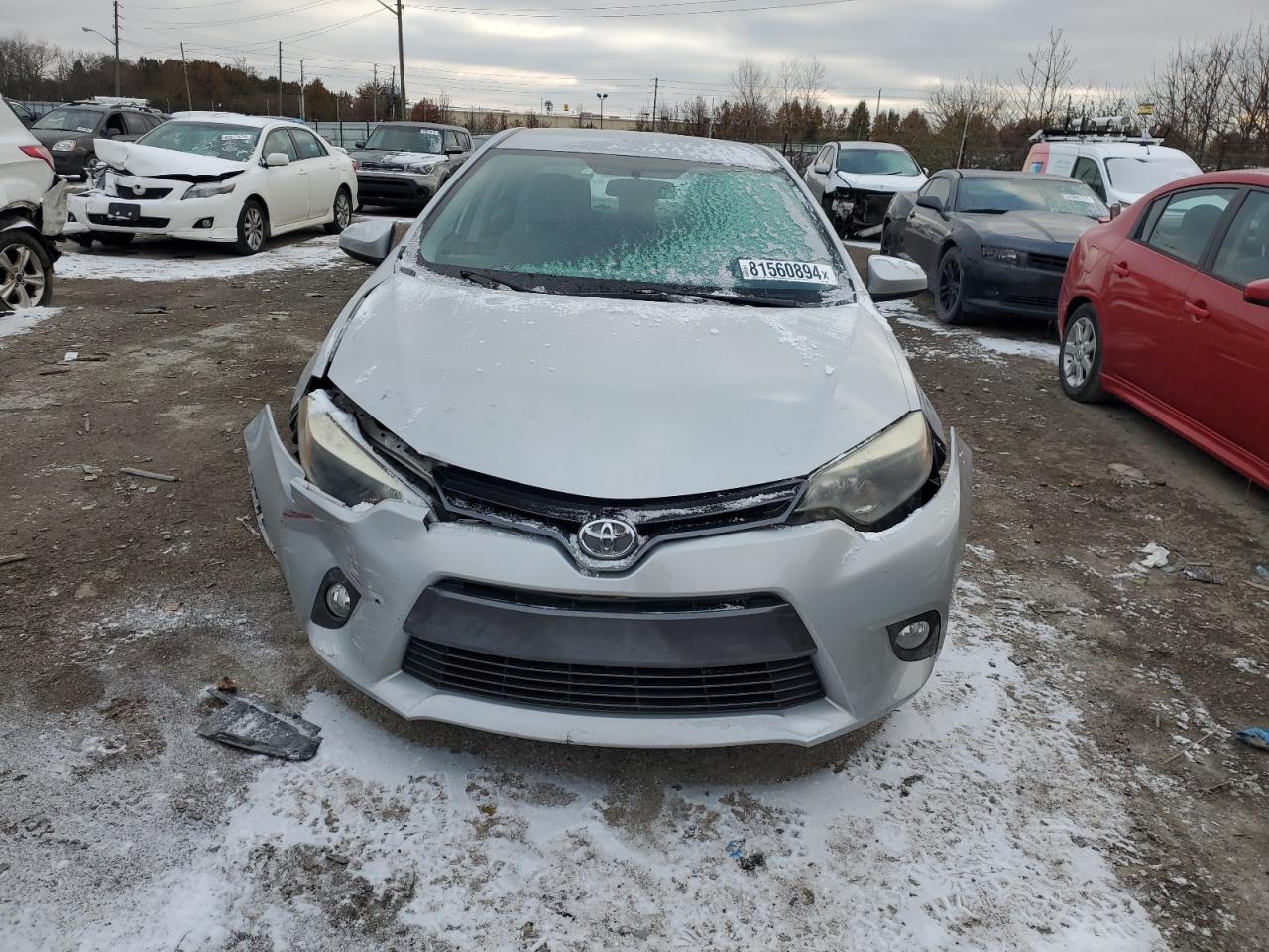 2015 Toyota Corolla VIN 2T1BURHE6FC310766 Copart auction photo, front end / minor dent/scratches damage thumbnail 5