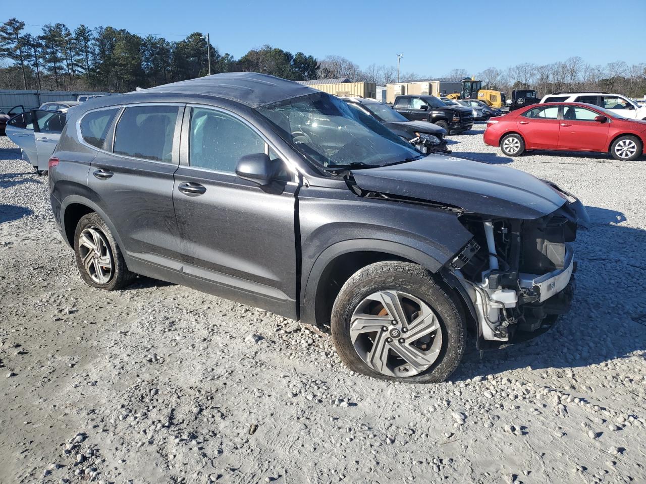 2022 Hyundai Santa Fe VIN 5NMS1DAJ8NH405423 Copart auction photo, all over damage thumbnail 4