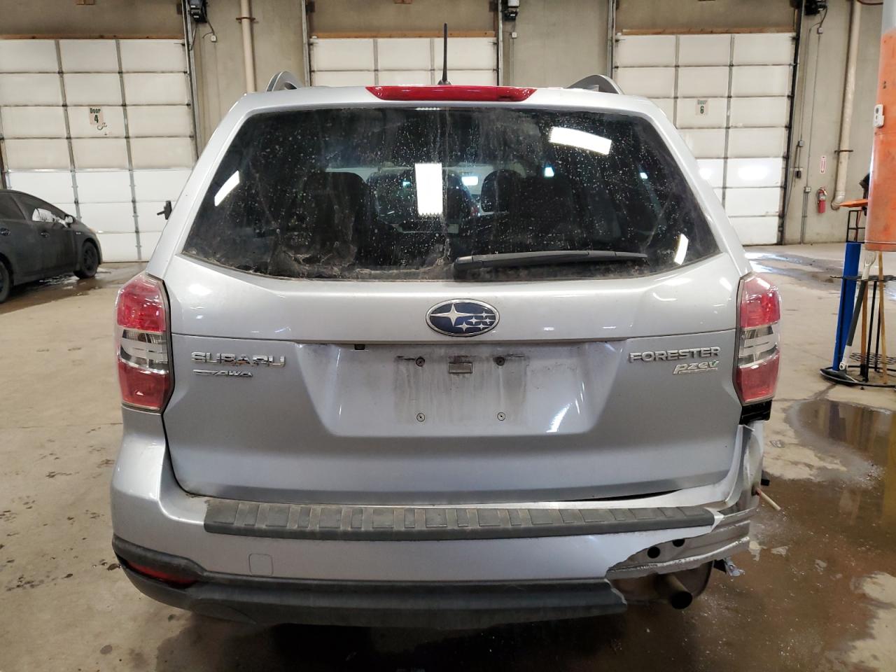 2014 Subaru Forester VIN JF2SJAEC3EH481581 Copart auction photo, rear end / side damage thumbnail 6