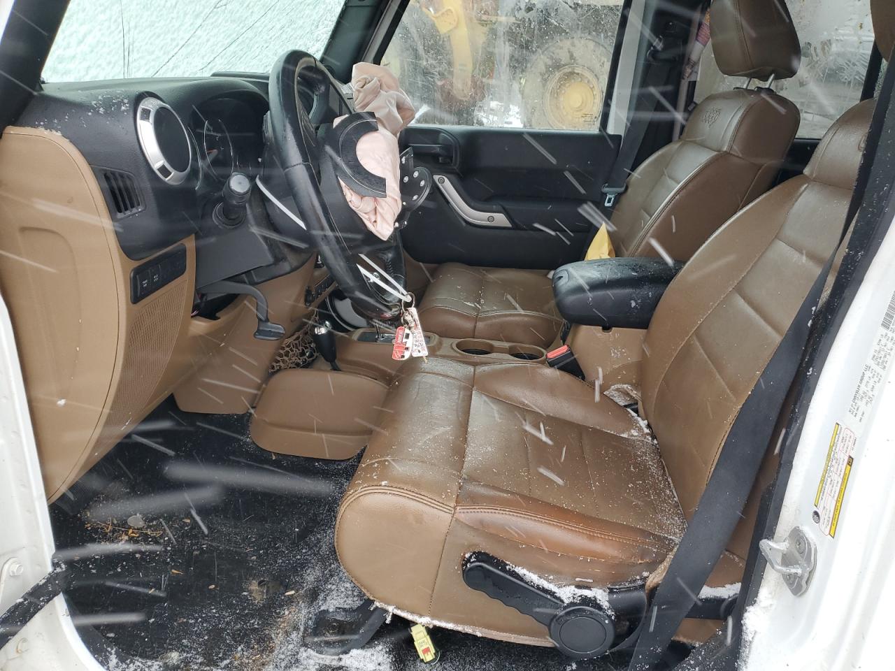 2012 Jeep Wrangler VIN 1C4HJWFG7CL188381 Copart auction photo, all over damage thumbnail 7