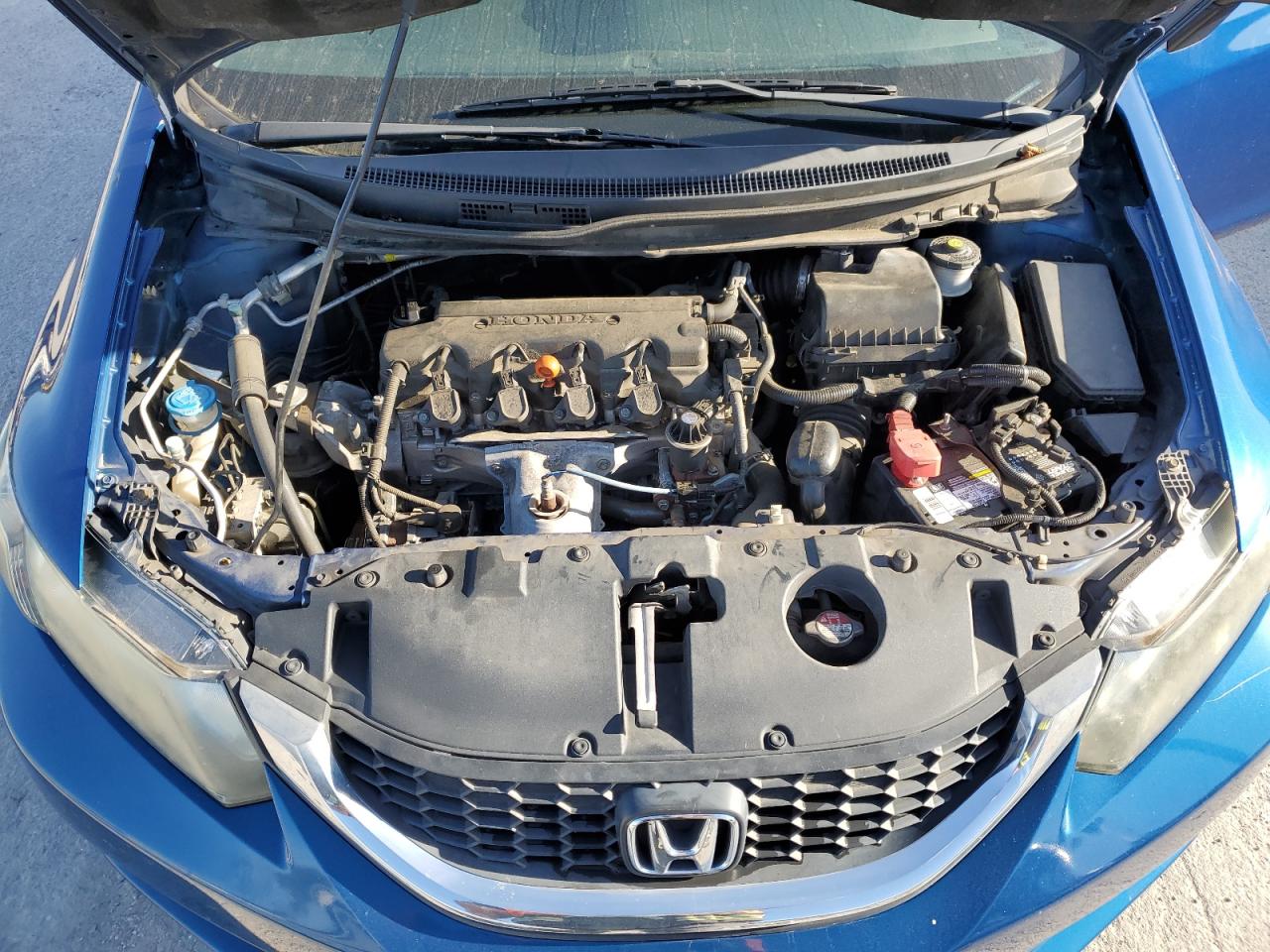 2015 Honda Civic VIN 19XFB2F5XFE011848 Copart auction photo, rear end damage thumbnail 11