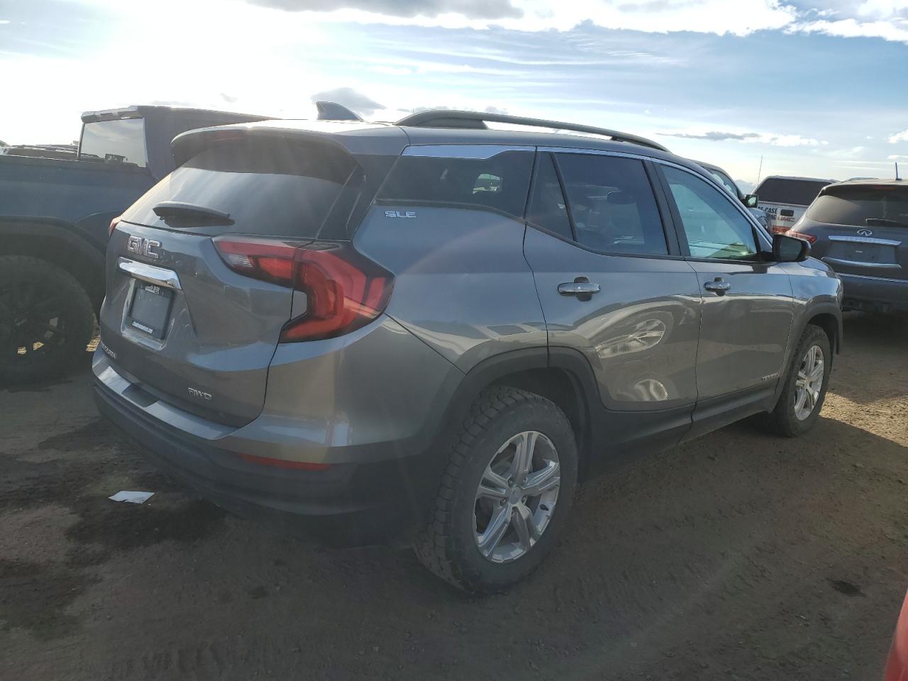 2021 GMC Terrain VIN 3GKALTEV6ML380055 Copart auction photo, front end / minor dent/scratches damage thumbnail 3