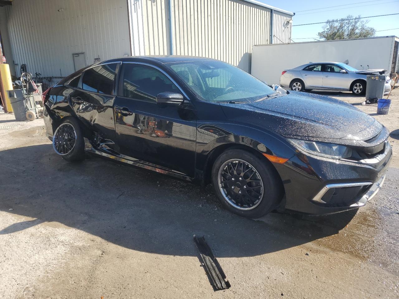 2020 Honda Civic VIN 2HGFC2F66LH508063 Copart auction photo, side damage thumbnail 4