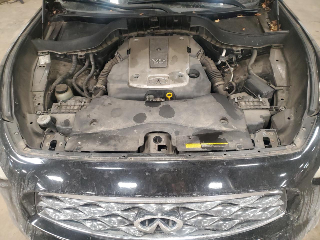2010 Infiniti FX VIN JN8AS1MU4AM802986 Copart auction photo, side damage thumbnail 12