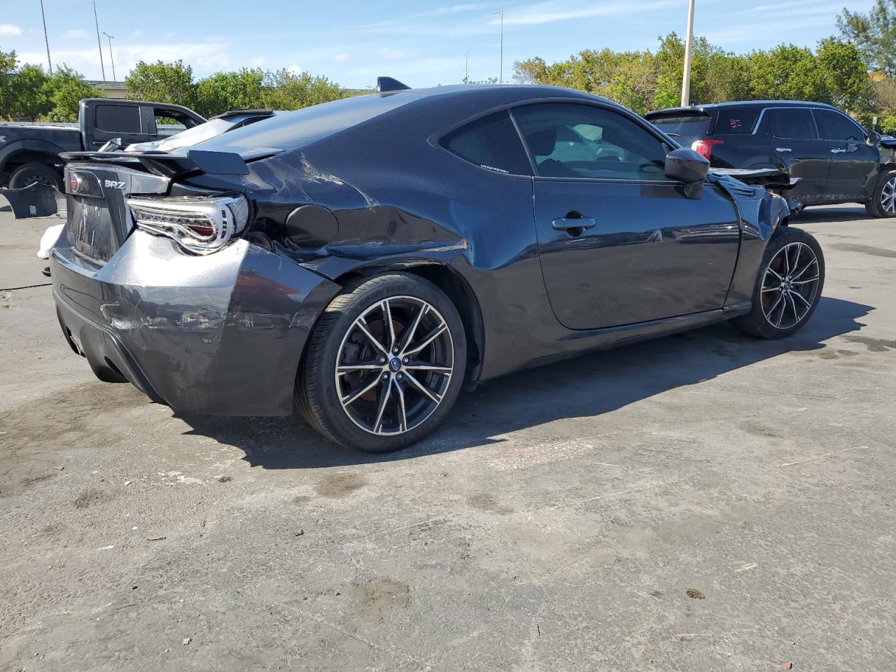 2019 Subaru BRZ VIN JF1ZCAB11K9600346 Copart auction photo, front end / rear end damage thumbnail 3