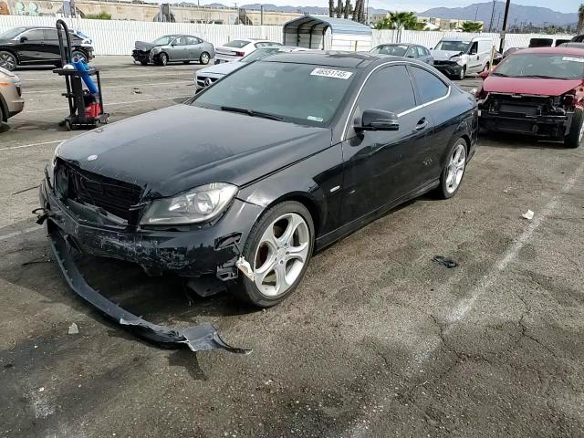 2012 Mercedes-Benz C-klasse VIN WDDGJ4HB8CF799459 Copart auction photo, front end damage thumbnail 11