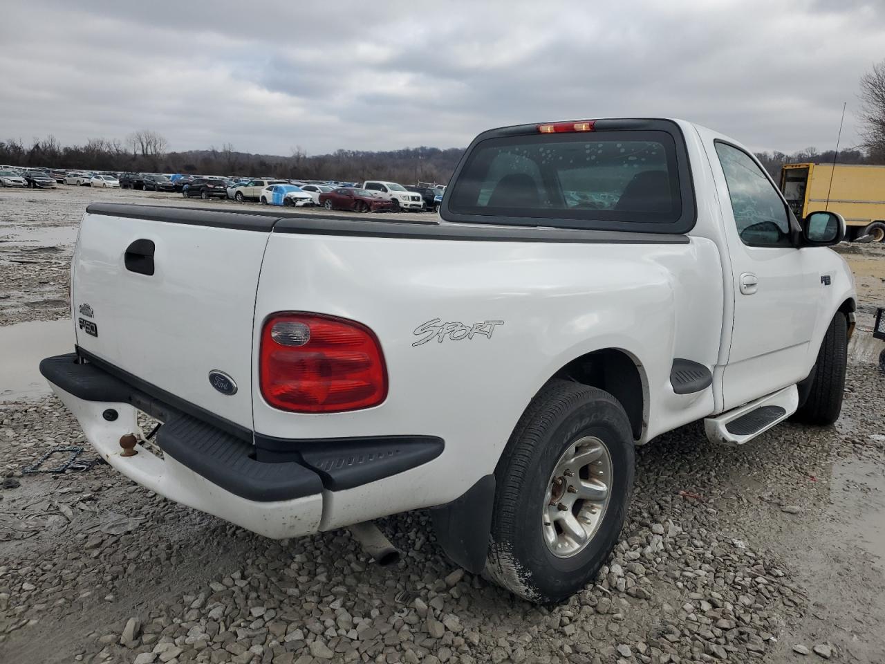 2003 Ford F-150 VIN 2FTRF07223CA14587 Copart auction photo, side damage thumbnail 3