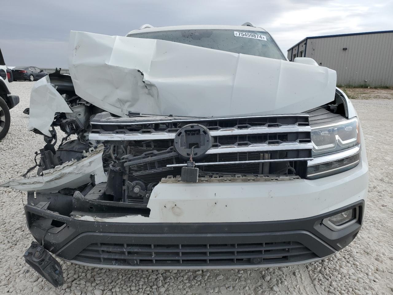 2019 Volkswagen Atlas VIN 1V2ER2CA6KC520800 Copart auction photo, front end damage thumbnail 12