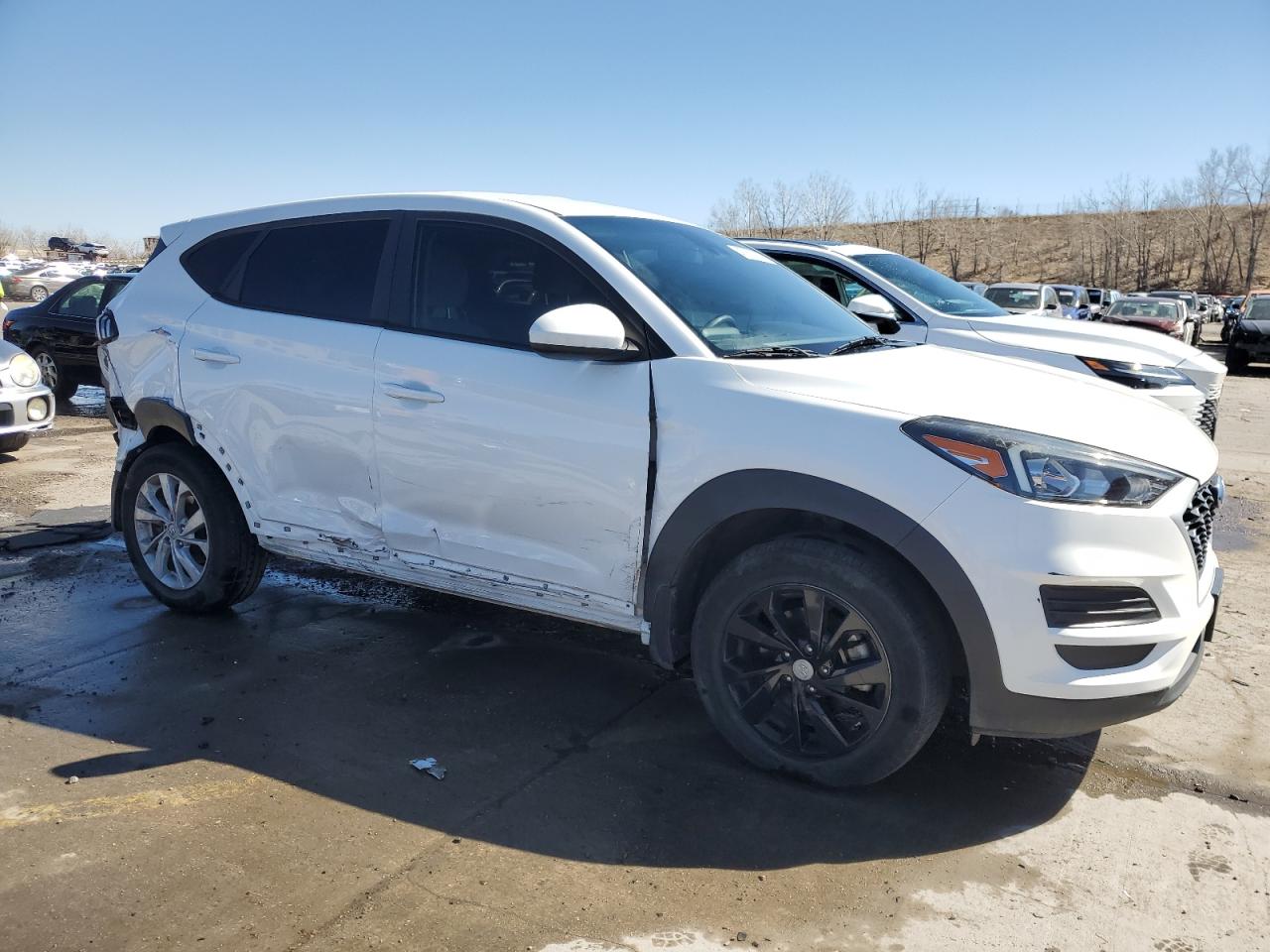 2020 Hyundai Tucson VIN KM8J2CA44LU162563 Copart auction photo, side / rear end damage thumbnail 4