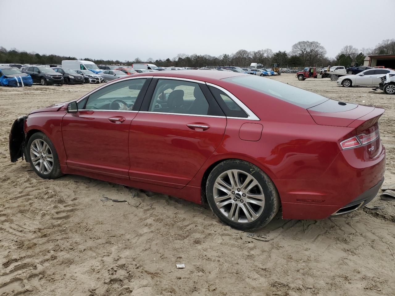 2015 Lincoln MKZ VIN 3LN6L2LU2FR628495 Copart auction photo, front end damage thumbnail 2
