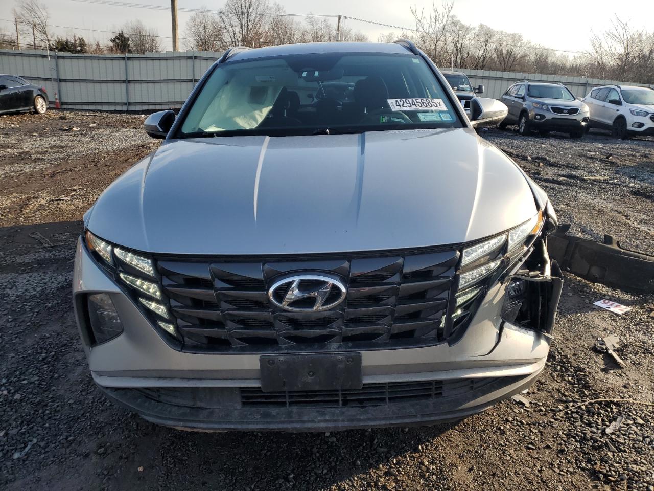 2022 Hyundai Tucson VIN 5NMJBCAE3NH029445 Copart auction photo, side / rear end damage thumbnail 5