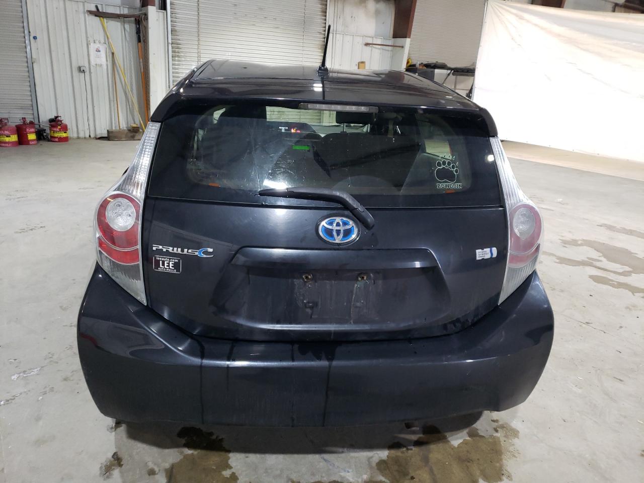 2012 Toyota Prius VIN JTDKDTB38C1018153 Copart auction photo, front end damage thumbnail 6