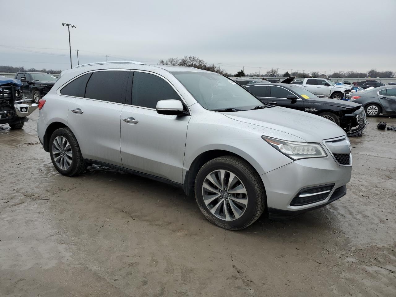 2014 Acura MDX VIN 5FRYD4H41EB041900 Copart auction photo, rear end / side damage thumbnail 4