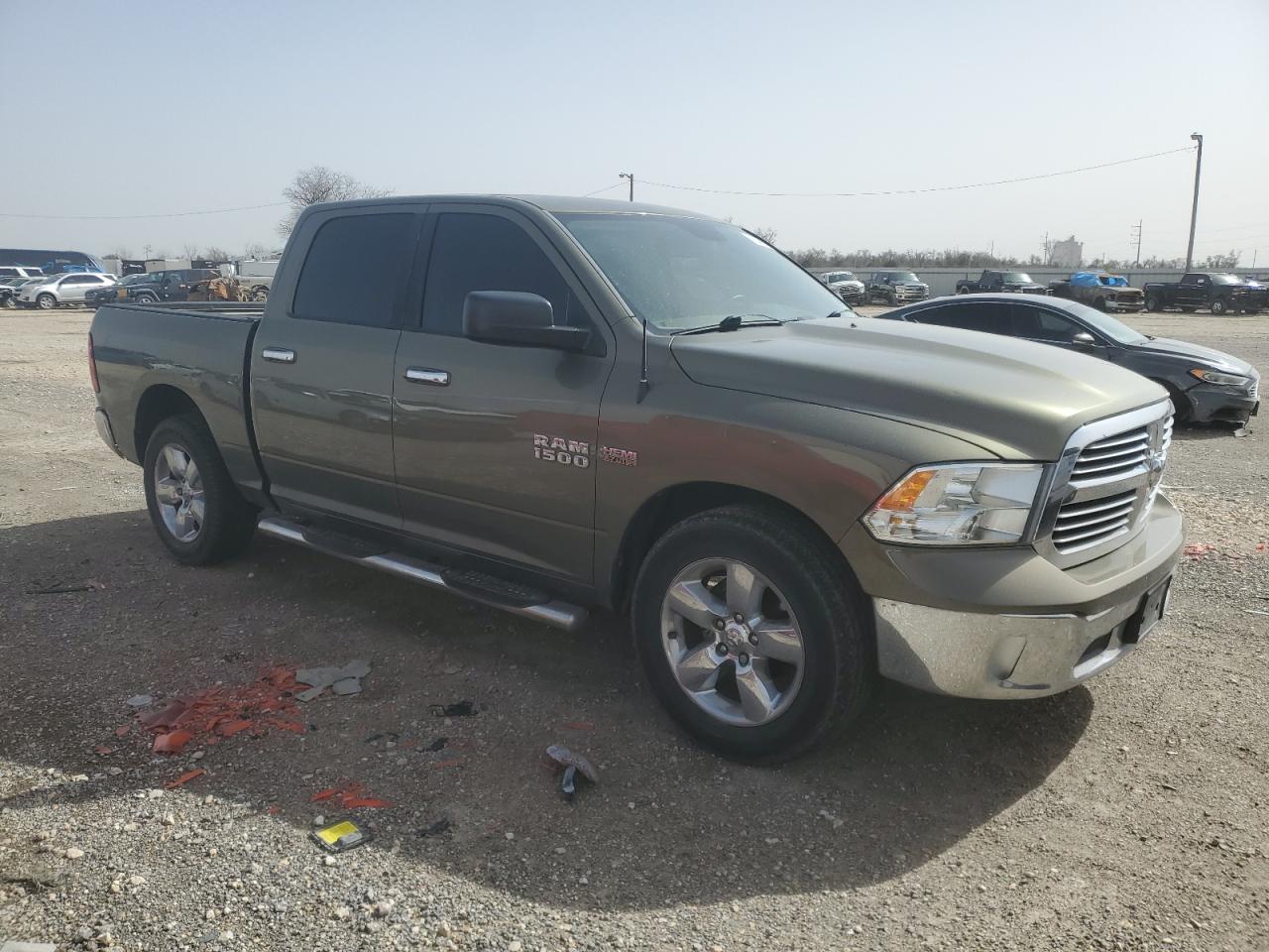 2014 RAM 1500 VIN 1C6RR6LT3ES310782 Copart auction photo, front end damage thumbnail 4