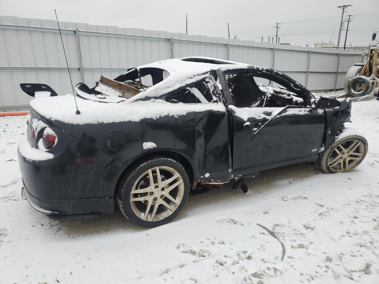 2008 Chevrolet Cobalt VIN 1G1AP18X887307645 Copart auction photo, all over / burn damage thumbnail 3