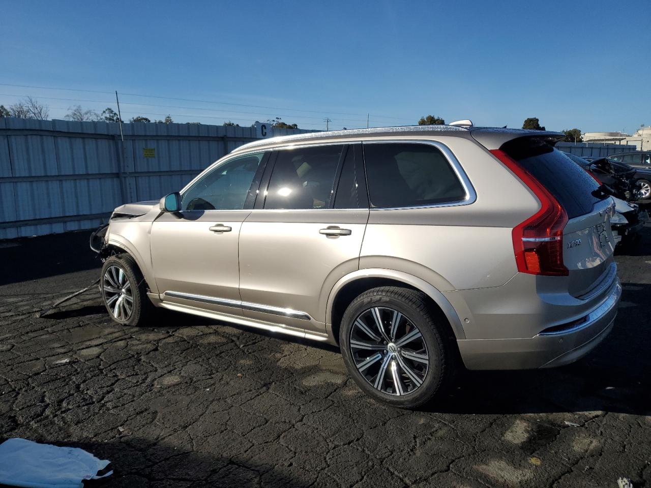 2023 Volvo XC90 VIN YV4L12PN7P1903108 Copart auction photo, front end damage thumbnail 2
