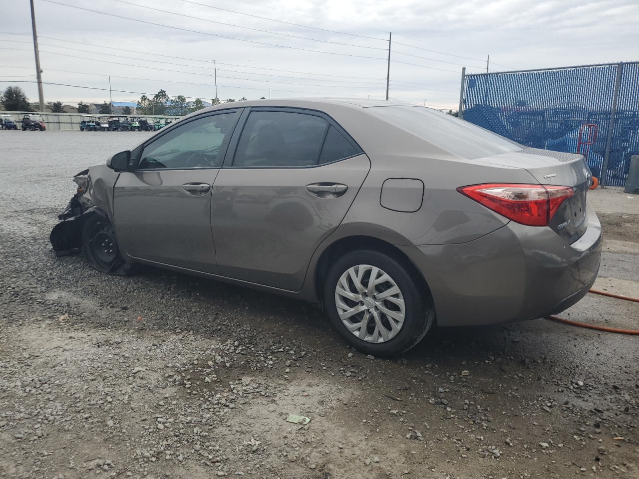 2017 Toyota Corolla VIN 2T1BURHEXHC763131 Copart auction photo, front end damage thumbnail 2