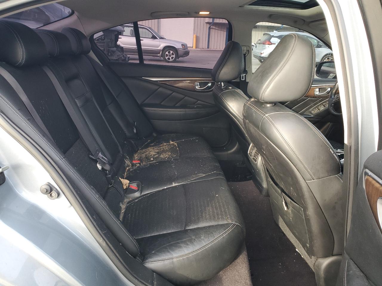 2014 Infiniti Q50 VIN JN1BV7AR5EM682280 Copart auction photo, all over damage thumbnail 10