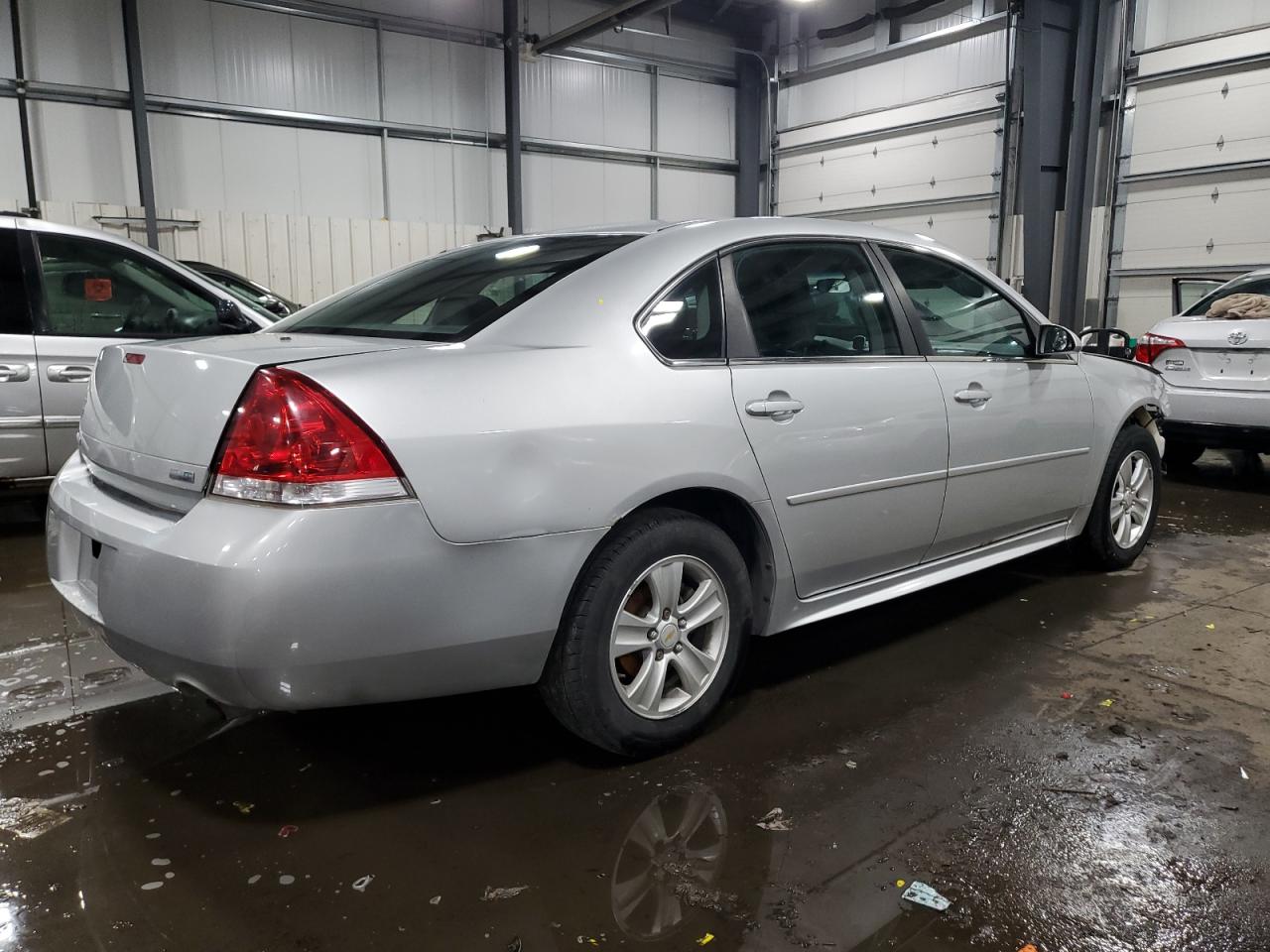 2013 Chevrolet Impala VIN 2G1WF5E3XD1229989 Copart auction photo, front end damage thumbnail 3