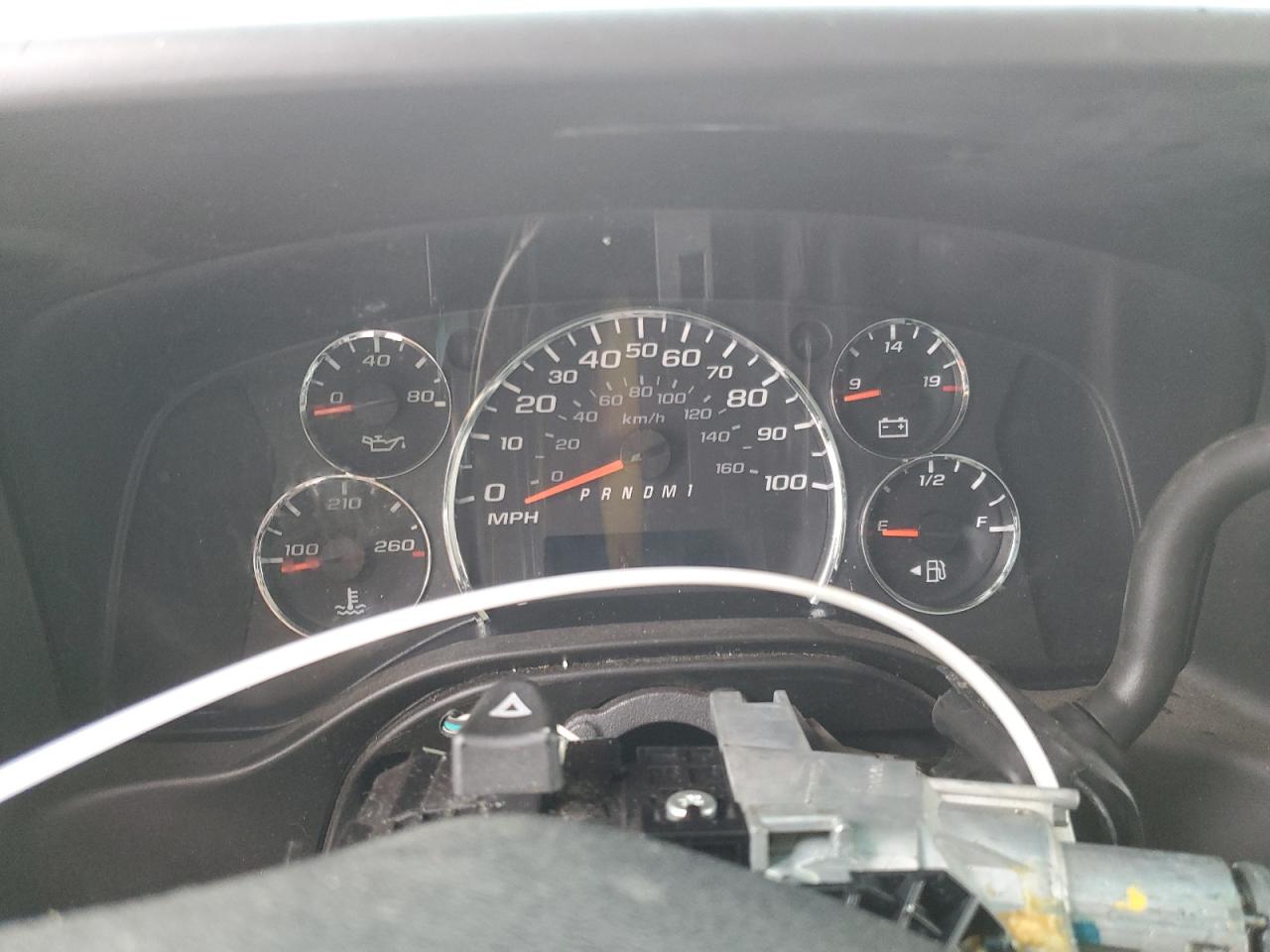 2015 Chevrolet Express VIN 1GCWGFCG0F1198891 Copart auction photo, front end / side damage thumbnail 9