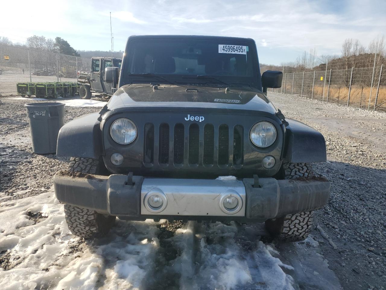 2015 Jeep Wrangler VIN 1C4BJWEG4FL565180 Copart auction photo, side / front end damage thumbnail 5