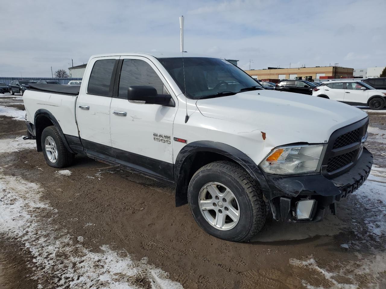 2014 RAM 1500 VIN 1C6RR7GM9ES265128 Copart auction photo, rear end / side damage thumbnail 4